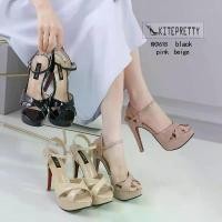 ราคา รองเท้าส้นสูง 5นิ้ว Kitepretty K9618 รองเท้าส้นสูงผู้หญิง รองเท้าส้นสูงรูปตีน (1731324642338835108)