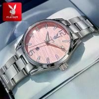 ราคา นาฬิกา PLAYBOY สำหรับผู้หญิง กันน้ำ ดีไซน์ดั้งเดิม มีระดับ สแตนเลส มินิมอล ทันสมัย เรืองแสง พร้อมปฏิทิน นาฬิกาผู้หญิง (1729885484686674648)
