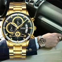 ราคา นาฬิกาควอทซ์ผู้ชาย แบรนด์ DEDIMA ใหม่ หรูหรา กันน้ำ พร้อมโครโนกราฟ เรืองแสง สไตล์ลำลอง นาฬิกาชาย Relogio Masculino 700 premium watch นาฬิกา guessผู้ชาย br 540 casio 91 แท้ (1731791078439552146)