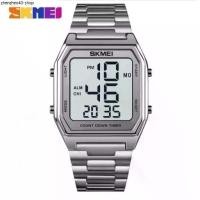ราคา นาฬิกา SKMEI แท้พร้อมกล่อง ใส่ได้ทั้งชายและหญิง หน้าจอ LED กันน้ำ 30 เมตร ตั้งปลุก จับเวลาได้นาฬิกาโอปอ, (1731933501306930945)
