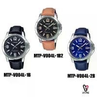 ราคา นาฬิกา CASIO สายหนังสำหรับผู้ชาย รุ่น MTP-V004L-1B//MTP-V004L-1B2//MTP-V004L-2B (1729613028796303889)