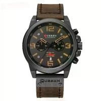 ราคา นาฬิกาผู้ชายโครโนกราฟ CURREN สไตล์เรโทร นาฬิกาควอทซ์คลาสสิก อะนาล็อกพร้อมปฏิทิน นาฬิกาข้อมือหนัง PU WR พร้อมแสดงวันที่ นาฬิกา ทหาร ผู้ ชาย ของ แท้ 24 รุ่น ธง ปาตานี สาย ผ้า โล เหล็ก (17312763283260389