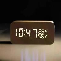 ราคา นาฬิกาปลุก LED, HXR, ดิจิตอล, พร้อมไฟ, ใช้แบตเตอรี่, นาฬิกาตั้งโต๊ะ, สำหรับห้องนั่งเล่น, นาฬิกาดิจิตอล LED ไม้, พร้อมวันที่ (1730739601350297672)