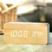 ราคา นาฬิกาดิจิตอลไม้, นาฬิกาปลุก LED, พร้อมอุณหภูมิ, นาฬิกาตั้งโต๊ะ, สำหรับสำนักงานและข้างเตียง, นาฬิกาปลุก Bini (1730940349907962790)