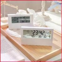 ราคา Verna11shop นาฬิกาตั้งโต๊ะ นาฬิกาปลุก นาฬิกาตั้งโต๊ะดิจิตอล นาฬิกาปลุกดิจิตอล ตกแต่งบ้านสีขาว นาฬิกา สีขาว (1729658644457687649)