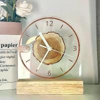 ราคา นาฬิกาไขลานทำจากอะครีลิคสำหรับห้องนอนและห้องนั่งเล่น รายการตกแต่งมูลค่าสูง ดีไซน์สไตล์นอร์ดิกสร้างสรรค์ นาฬิกาตั้งโต๊ะ ไอเดียของขวัญที่ดี (1732273414189254670)