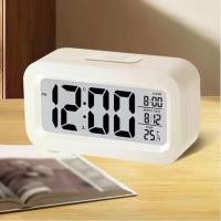ราคา นาฬิกาปลุก นาฬิกาตั้งโต๊ะ นาฬิกาปลุกตั้งโต๊ะเรืองแสง นาฬิกาปลุกตั้งโต๊ะดิจิตอล LCD Clock นาฬิกาปลุก LCD แบบดิจิตอลพร้อมเครื่องวัดอุณหภูมิปฏิทินสำหรับตกแต่งสำนักงานท่องเที่ยวบนโต๊ะ (1731697828676077626