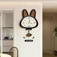 ราคา นาฬิกาหูแมว สไตล์วินเทจฝรั่งเศส นาฬิกาแขวน เหมาะสำหรับห้องนั่งเล่นและโต๊ะอาหาร ดีไซน์แมวน่ารัก เงียบ และสร้างสรรค์ การติดตั้งแบบไม่ต้องเจาะ ตกแต่งห้อง (1731419316150109298)