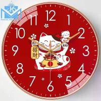 ราคา นาฬิกาแขวนผนัง นาฬิกาเลขชัด12นิ้ว นาฬิกาติดผนังลายแมวให้โชค ทรงกลม เข็มเดินเรียบ เสียงเงียบ ประหยัดถ่านclock นาฬิกาแขวน นาฬิกาแขวนผนัง นาฬิกาแขวนผนัง นาฬิกาดิจิตอล (1731693979977681717)