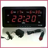 ราคา OrganicOasis ใช้งานได้ Caixing นาฬิกาดิจิตอล รุ่น CX2158 -Black แขวน นาฬิกาปลุก นาฬิกาแขวน (1730515249988143332)