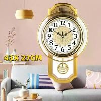 ราคา -อัพเกรดใหม่นาฬิกาแขวนผนังยุโรปเงียบนาฬิกาแกว่งห้องนั่งเล่นชุดตกแต่งห้องนอนนาฬิกาเสียงเงียบลูกตุ้มนาฬิกาครอบครัวของขวัญนาฬิกา นาฬิกาแขวนผนัง นาฬิกาแขวน นาฬิกาลูกตุ้ม แบรนด์ สไตล์ (1731416491683252324)