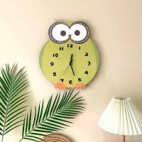 ราคา นาฬิกาแขวนผนังตกแต่งนกฮูก, การออกแบบสร้างสรรค์การ์ตูน, เหมาะสำหรับห้องนั่งเล่น, โรงเรียนอนุบาลและห้องเด็ก, เงียบและน่ารัก, นาฬิกาแขวน (1732311716371270635)