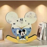 ราคา นาฬิกามิกกี้ ใหม่สำหรับปี 2024 ตกแต่งสร้างสรรค์ นาฬิกาตั้งโต๊ะแกว่ง เหมาะสำหรับเดสก์ท็อปหรือตู้ทีวี ของตกแต่งบ้าน นาฬิกาปิดเสียง นาฬิกาปลุก นาฬิกาแขวน (1731024733588392242)