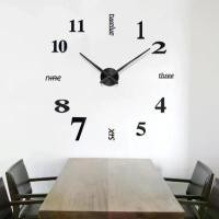 ราคา นาฬิกาติดผนัง ขนาดจัมโบ้ 3D DIY Clock ขนาดใหญ่ สติกเกอร์ อะคริลิค พร้อมส่ง มินิมอล โมเดิร์น นาฬิกาแขวน 17054 (1730396566381627972)