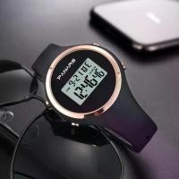 ราคา SYNOKE - นาฬิกาดิจิตอล LED สำหรับผู้หญิง นาฬิกาอิเล็กทรอนิกส์กันน้ำ นาฬิกาผู้หญิง นาฬิกาปลุก นาฬิกาข้อมือกีฬาสำหรับเด็กชายและเด็กหญิง (1729727126066727065)