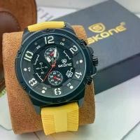 ราคา SKONE นาฬิกาข้อมือ สุดเท่ สายยางใส่ง่าย พร้อมบอกวันที่เข็มเรืองแสง พร้อมกล่องแบรนด์ฟรี (แบรนแท้) สินค้าแนะนำ (1731875684303013282)
