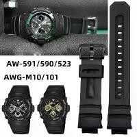 ราคา สายนาฬิกา เหมาะสำหรับ G-SHOCK 4778 aw-591/590/5230awg-m100/101 สายรัดเรซิน สายซิลิโคนกันน้ำ (1730597717575109047)