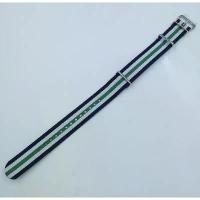 ราคา สายนาฬิกา ผ้านาโต้ สีน้ำเงิน ขาว เขียว (1729998560960612443)