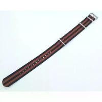 ราคา สายนาฬิกา ผ้านาโต้ สีดำ น้ำตาล (1729998561637271643)