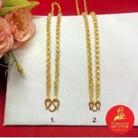 ราคา สร้อยคอทองลายทาโร่ตัดลายหัวจรวด ความยาว 20,24 นิ้ว เทียบเท่า 1,2บาท ชุบทอง สีสวยเหมือนจริง ใส่ในชีวิตประจำวันได้ ใส่ออกงานได้ พร้อมส่ง (1731343723958995860)