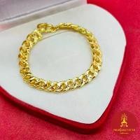 ราคา สร้อยข้อมือทอง เลสแบนตัดลาย ความยาว 6.7-8 นิ้ว เทียบเท่า 2 บาท ชุบทอง ข้อมือเลสโซ่ ดีไซน์สวย ทันสมัย ทองปลอม มีปลายทาง (1731961313563674299)