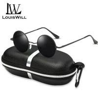 ราคา แว่นกันแดดผู้ชาย LouisWill แว่นกันแดดโพลาไรซ์ UV400 กรอบกลมย้อนยุค แว่นกันแดดกีฬา กิจกรรมกลางแจ้ง แว่นตาสำหรับขับรถและตกปลา พร้อมแผ่นรองจมูกซิลิโคน แว่นกันแดด (1731109180360788491)