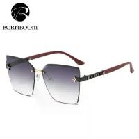 ราคา แว่นกันแดดผู้หญิง แฟชั่น Bornboom แว่นกันแดดไร้กรอบ สไตล์เกาหลี ป้องกันแสงสะท้อน เหมาะสำหรับชายหาดและชายหาด ดีไซน์ย้อนยุควินเทจ เลนส์ขนาดเล็ก แว่นกันแดด นักออกแบบแบรนด์ สีสันสดใส (1731343843614296969)