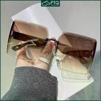 ราคา แว่นกันแดดผู้หญิง ป้องกันรังสียูวี แว่นกันแดด ไร้ขอบ แว่นกันแดดพรีเมี่ยม PTQ แว่นกันแดดเรย์แบน แว่นตากันแดดผู้ชายrayban ก็อป แว่นเรย์แบนผู้หญิง แว่นตาophtus gentlemonsterth แว่นต (1730095730867801021)