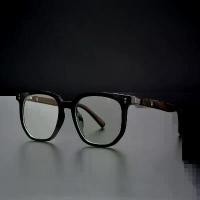 ราคา แว่นตาป้องกันแสงสีฟ้า, สไตล์เรโทร, กรอบสีดำขนาดใหญ่, สำหรับแฟชั่นของผู้ชาย, บุคลิกภาพ, แว่นตาลายไม้, กรอบแว่นตาขา, เหมาะสำหรับผู้ชายที่มีใบหน้าใหญ่, แว่นตาผู้ชาย (1730489781921483325)