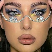 ราคา กรอบแว่นตา, รูปหัวใจคู่, ไม่มีเลนส์, กรอบหัวใจ Rhinestone, สไตล์สตรีท, อุปกรณ์เสริมแว่นตาถ่ายภาพตกแต่ง (1731746764197037252)