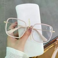 ราคา กรอบแว่นตา แว่นสายตาสั้น (-50~-600) ทรงเหลี่ยม สำหรับผู้ชาย และผู้หญิง (1731638907548501220)