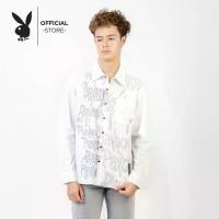ราคา PLAYBOY เสื้อผ้าผู้ชาย/เสื้อ/เสื้อเชิ้ต รุ่น P1MT243SF021WH (1731585612854101223)