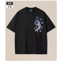 ราคา เสื้อยืดแขนสั้นผ้าฝ้ายแท้ น้ำหนัก 260 กรัม สไตล์ฤดูร้อน สำหรับผู้ชาย ปักลายปลาคราฟสไตล์จีน ทรงหลวม พลัสไซส์ เสื้อผ้าผู้ชาย (1731734486027831232)