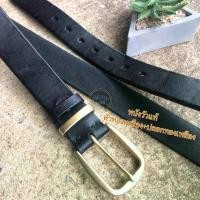 ราคา เข็มขัดผู้ชาย หนังวัวแท้ หัวทองเหลือง/ปลอกทองเหลือง NO.T13 (1729891446946695745)