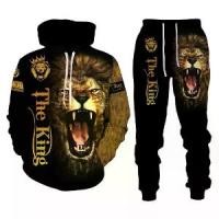ราคา Lion King - ชุดเสื้อสเวตเตอร์คลุมด้วยผ้าผู้ชาย ชุดกีฬา ชุดกีฬาแขนยาว แฟชั่นลำลอง ชายหาด ร็อค ฮิปฮอป ธุรกิจเยาวชน ชุดสูทสไตล์ฮาวาย ฤดูใบไม้ร่วงและฤดูหนาว Man Clothing (1730128806655199628)