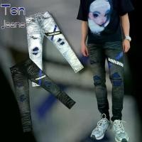 ราคา Kwaimuns กางเกงยีนส์ขาเดฟ Denim ยีนส์เดฟยืดแบบใหม่ เดฟแต่งขาดเท่ๆ ส่งฟรีปลายทาง กางเกงยีนส์ขายาว ยีนส์ผู้ชาย ยีนส์แฟชั่นผู้ชาย (1729677093893736496)