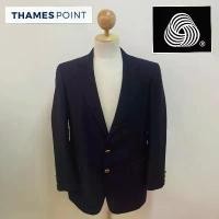 ราคา สูทผู้ชาย THAMES POINT FOR MODERN TRADITIONAL 100% NEW WOOL สีน้ำเงินกลม กระดุมเสื้อ 2 เม็ด กระดุมแขน 3 เม็ด แนะนำ (1731746468040640433)