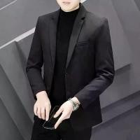 ราคา เสื้อสูทผู้ชาย สูทสีดำ ทรงสลิมฟิต สไตล์ลำลองธุรกิจ สไตล์หล่อเกาหลี ขนาดเล็ก เหมาะสำหรับฤดูใบไม้ผลิและฤดูใบไม้ร่วง มาใหม่ในปี 2024 เสื้อแจ็คเก็ต สูทผู้ชาย (1732096494424328333)