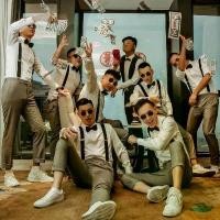 ราคา ชุดเพื่อนเจ้าบ่าว, เสื้อผ้าตะวันตกขายส่ง, เสื้อกั๊กผู้ชาย, ชุดแต่งงานสามชิ้น, เหมาะสำหรับฤดูใบไม้ผลิและฤดูใบไม้ร่วง, เสื้อผ้าคู่แต่งงาน (1730516168204520044)