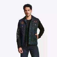 ราคา 【SALE】WRANGLER เสื้อกั๊กผู้ชาย คอลเลคชั่น Biker Look รุ่น WR F423MVESN52 สียีนส์ (1731748723219138428)