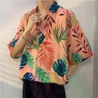 ราคา เสื้อฮาวาย เสื้อเชิ้ต hawaii สำหรับผู้ชาย เสื้อวินเทจลายดอก เสื้อสไตล์เกาหลี เนื้อผ้าระบายอากาศได้ดี เสื้อเชิ้ตผู้ชาย Men's shirts (1732209405941156049)