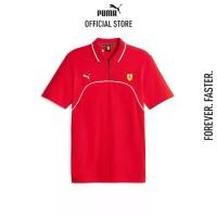 ราคา PUMA Scuderia Ferrari เสื้อโปโลผู้ชาย ออกกำลังกาย สีแดง - 62094502 (1730622389804697867)