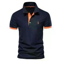 ราคา เสื้อโปโลปักลายกวาง สำหรับผู้ชาย แขนสั้น ปกหยกตาข่าย เสื้อยืดผู้ชาย แขนสั้น มีในสต็อกจำนวนมาก เป็นที่นิยม shirt สุภาพบุรุษ คอปก man ผ้าฝ้าย ผ้าไหม clothing polo (1731665951672339159)