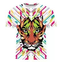 ราคา เสื้อยืดผู้ชาย ลายเสือดุ หมาป่า และหมาป่า ลำลอง ทรงหลวม คอกลม พิมพ์ลาย 3 มิติ เหมาะสำหรับฤดูร้อน สไตล์ลำลอง (1731995424634800762)