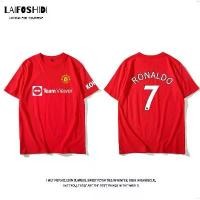 ราคา เสื้อโปโล เสื้อยืดผู้ชาย แขนสั้น Ronaldo Manchester United No.เสื้อยืดเจอร์ซีย์, ผู้ชายผ้าฝ้ายแท้, โรนัลดินโญนยินดีต้อนรับกลับบ้านการฝึกฟุตบอลสูท, กีฬาลำลองแขนสั้นเหงือก, เสื้อยื (1730861112294673020)
