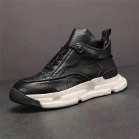 ราคา รองเท้าพ่อลำลอง, สินค้ายุโรป 2024, รองเท้ากีฬาผู้ชาย, รองเท้าสีขาวสุดหรู, พื้นหนา, เพิ่มความสูง, หนังแท้, สไตล์ NY (1731889394298686153)