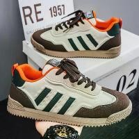 ราคา รองเท้าผ้าใบผู้ชาย มาใหม่ปี 2025 พื้นนุ่ม ใส่สบาย น้ำหนักเบา อเนกประสงค์ ยอดนิยม สไตล์ลำลอง ใส่สบาย grition รองเท้า รองเท้า cc double o (1732039718428248079)