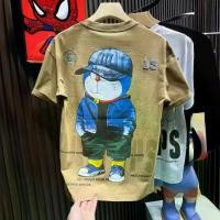 ราคา เสื้อยืดแขนสั้นลายการ์ตูนผู้ชายญี่ปุ่น แบรนด์ Pokonyan เสื้อยืดกระแสน้ำ แบรนด์ เสื้อกล้ามผู้ชาย เสื้อยืดบาง โปโลแมน ปิด โอเวอร์ไซส์ (1731441912274912413)