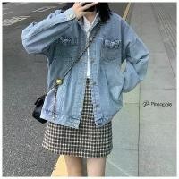 ราคา 8743เสื้อแจ็คเก็ตยีนส์แฟชั่น หูกระต่าย เสื้อแจ็คเก็ตยีนส์แต่งโบว์ ไซส์ใหญ่ สไตล์เกาหลี ทรงหลวม Denim jacket with bow 874 COD (1731771268280911573)