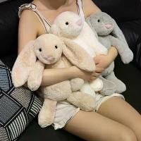 ราคา ของเล่นตุ๊กตากระต่ายบอนนี่อังกฤษ, ดีไซน์น่ารัก, หูกระต่าย, ตุ๊กตากระต่ายน้อยสีขาวหูยาว, ตุ๊กตาเศษผ้าปลอบประโลม, 45 ซม., เหมาะสำหรับเป็นของขวัญวันเกิดสำหรับเด็ก, [YAY] (1730767838378821731)